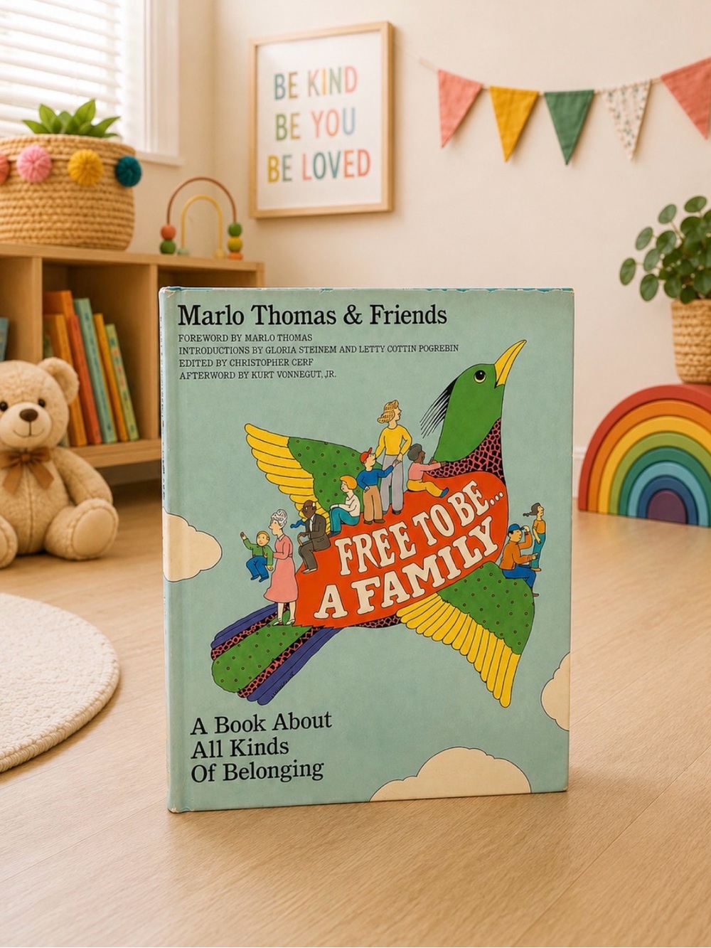 "Free to Be a Family" Book About All Kinds of Belonging Poems Songs Marlo Thomas
